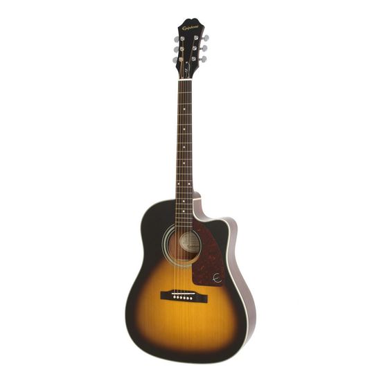 Violao Epiphone AJ210CE Outfit Com Case - Vintage Sunburst Violao Epiphone AJ210CE Outfit Com Case - Vintage Sunburst