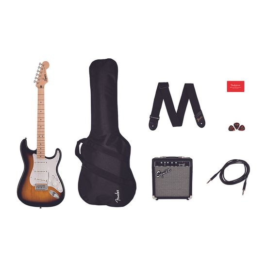 Kit Guitarra Squier by Fender Sonic Stratocaster 2TS Sunburst 037-1720-003