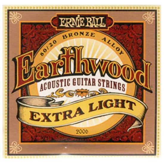 Encordoamento para Violão Ernie Ball 2006 010 Aço Encordoamento para Violão Ernie Ball 2006 010 Aço