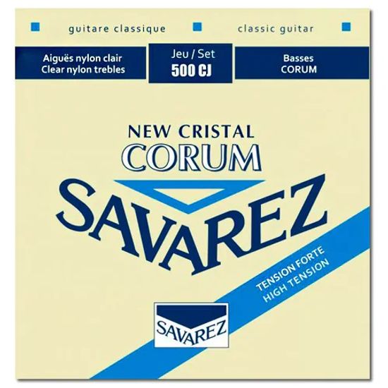 Cordas Savarez New Cristal Corum 500CJ Violão Nylon Tensão Alta