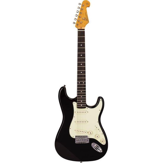 Guitarra Stratocaster SX SST62 Vintage Plus Preta