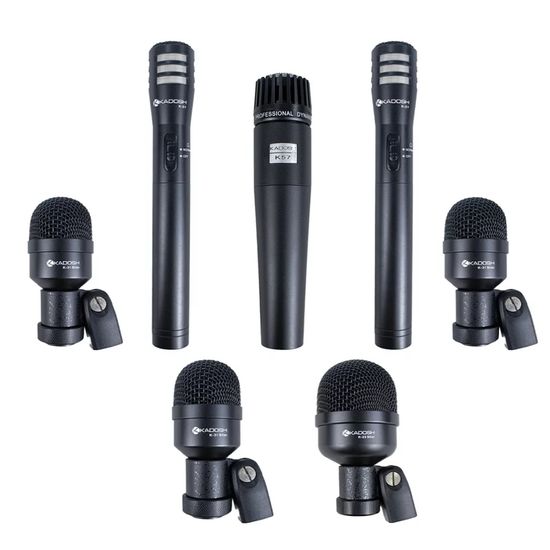 Kit Microfone para Bateria Kadosh K-7 Slim Kit Microfone para Bateria Kadosh K-7 Slim