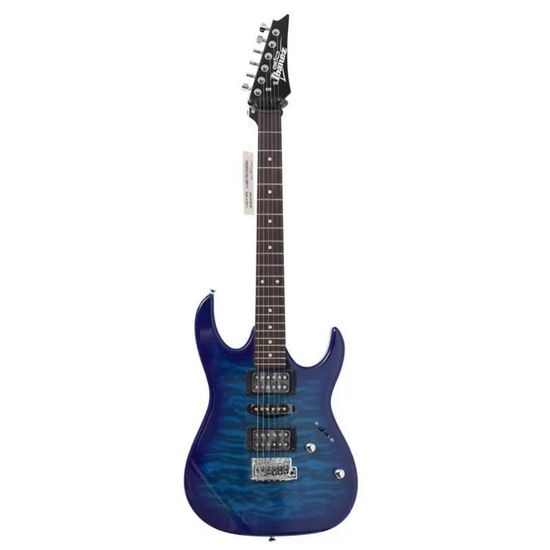 Guitarra Ibanez Gio GRX70QA Transparent Blue Burst Guitarra Ibanez Gio GRX70QA Transparent Blue Burst