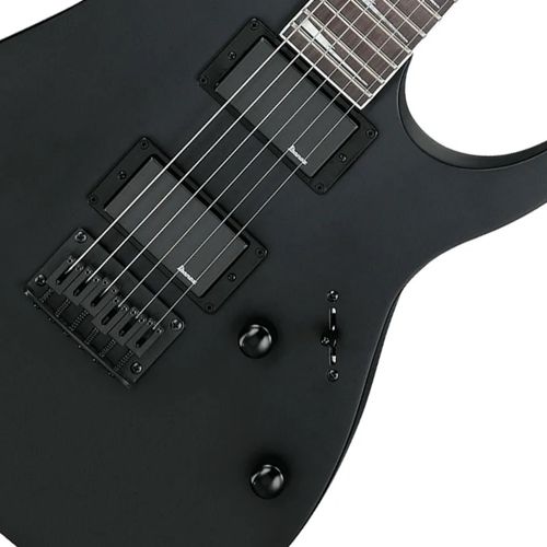 Guitarra Ibanez Stratocaster Gio GRG121DX BKF Preta Flat - serenata