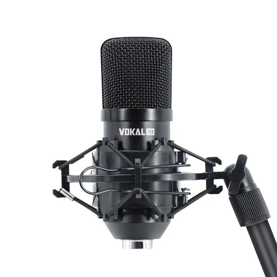Microfone Condensador USB Vokal Sv80u Gravação Streaming e Podcast