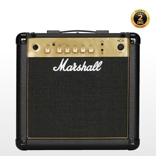 Amplificador Combo para Guitarra Marshall MG15 GOLD - 15W e 8'