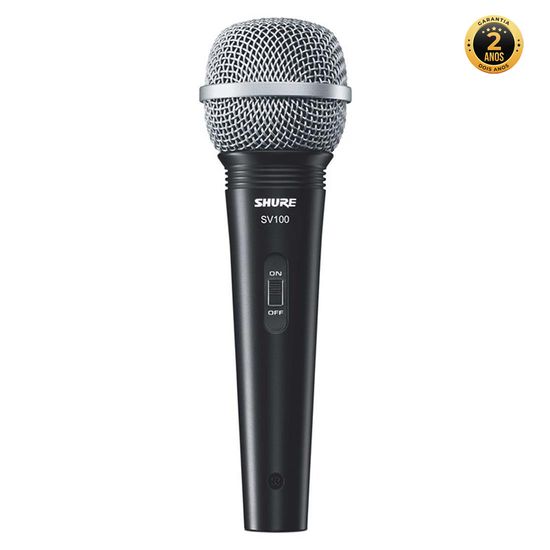 Microfone Shure SV100 Com Cabo XLR/P10 Microfone Shure SV100 Com Cabo XLR/P10