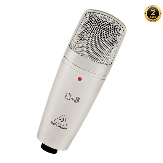 Microfone Behringer C3 Condensador Cardioide e Omnidirecional Microfone Behringer C3 Condensador Cardioide e Omnidirecional