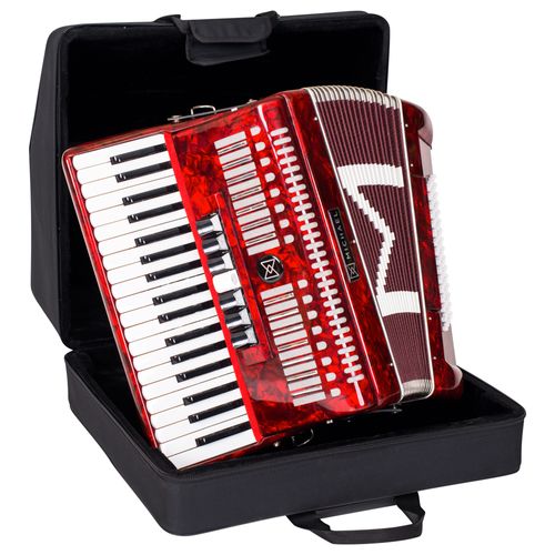 Acordeon 80 Baixos Michael ACM8007N PRD - Vermelho Perolado