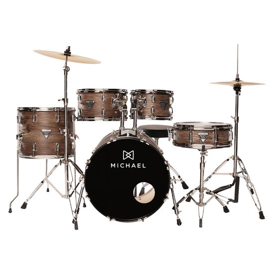 Bateria Acústica Michael Trinity DMT318 MR - Matte Red Bateria Acústica Michael Trinity DMT318 MR - Matte Red