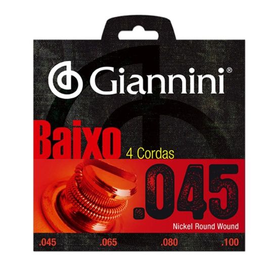 Encordoamento Giannini GEEBRS 045 para contrabaixo