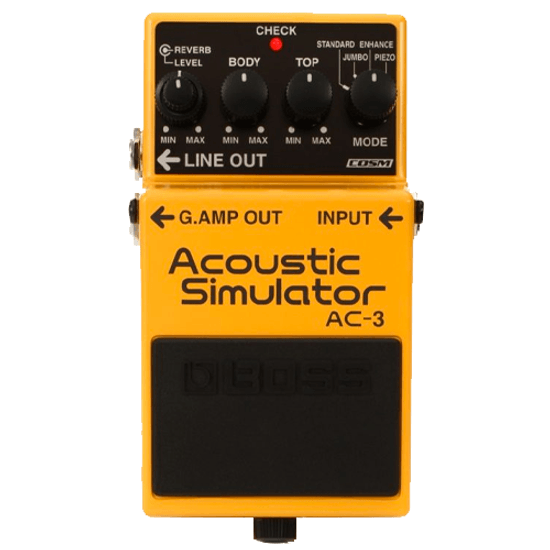 Pedal para Guitarra Simulador Acústico Boss AC-3 Pedal para Guitarra Simulador Acústico Boss AC-3