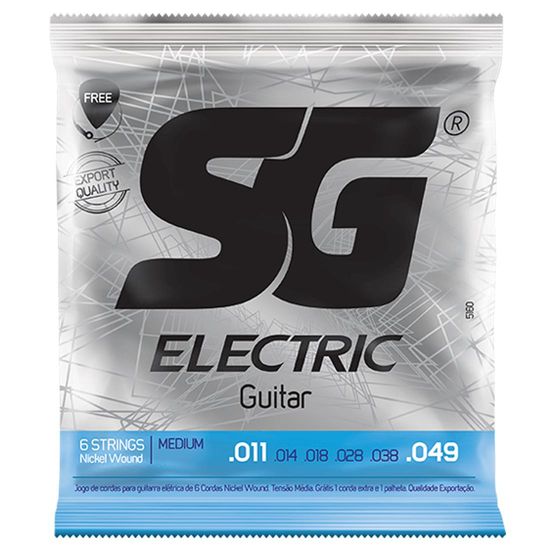 Encordoamento Guitarra SG 5160 .011-.049 Médio