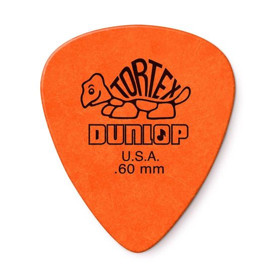 Palheta Dunlop Tortex 0,60MM - Laranja