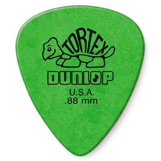 Palheta Dunlop Tortex 0,88MM - Verde Palheta Dunlop Tortex 0,88MM - Verde