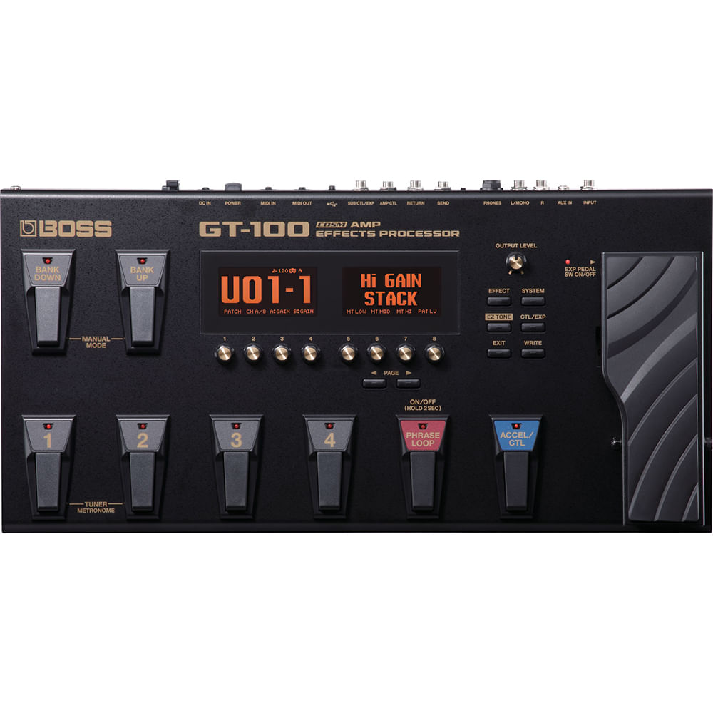 【送料無料/新品】 Processador Guitarra para Pedaleira de e Efeitos ギター