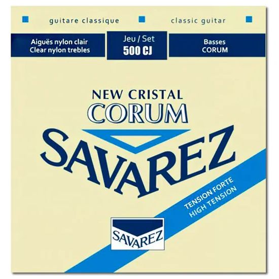 Cordas Savarez New Cristal Corum 500CJ Violão Nylon Tensão Alta Cordas Savarez New Cristal Corum 500CJ Violão Nylon Tensão Alta