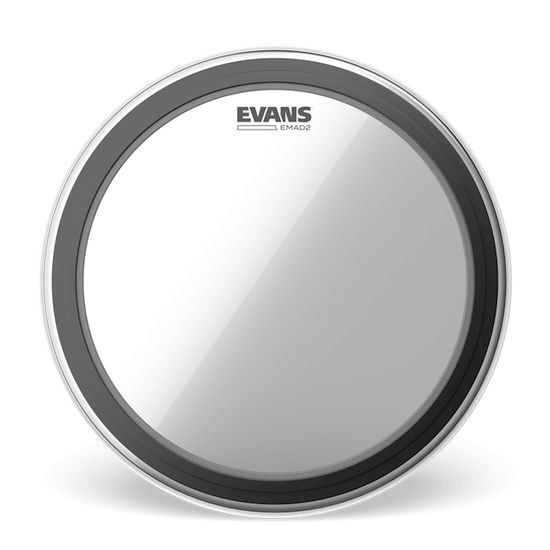 Pele Resposta Para Bumbo EMAD BD20EMAD2 - Evans Pele Resposta Para Bumbo EMAD BD20EMAD2 - Evans