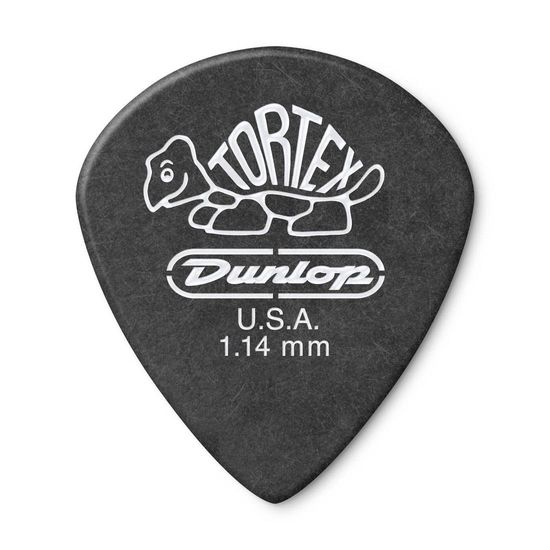 Palheta Dunlop Tortex Jazz 1,14MM - Preta Palheta Dunlop Tortex Jazz 1,14MM - Preta