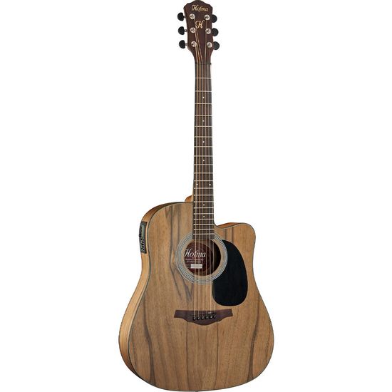 Violão Eletroacústico Dreadnought Hofma HMF270 STNT Satin Natural