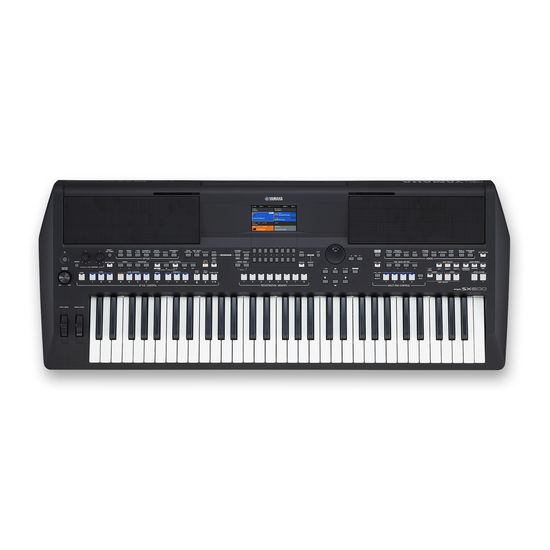 Teclado Yamaha PSR-SX600  Arranjador de 61 Teclas Sensíveis