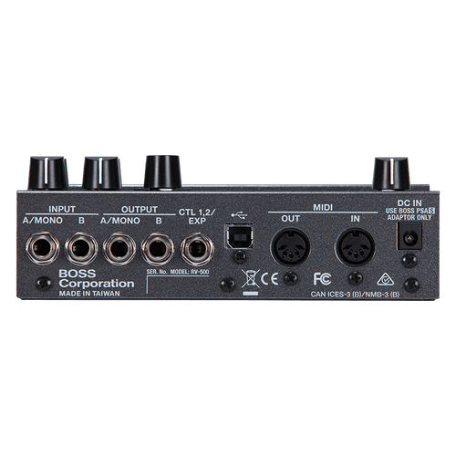 BOSS RV-500 | Pedal multiefeitos de reverb - serenata