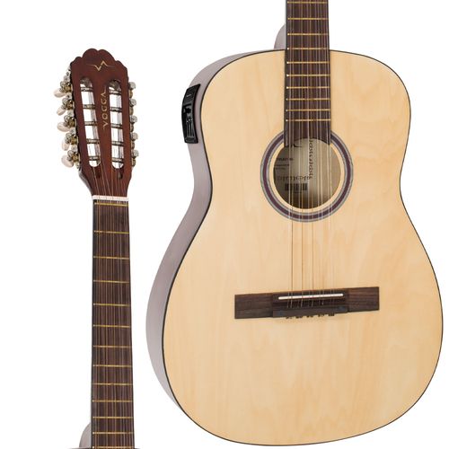 Viola Caipira Elétrica Cordas de Aço Vogga VVL421 Natural Viola Caipira Elétrica Cordas de Aço Vogga VVL421 Natural
