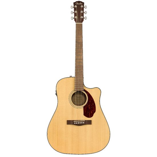 Violão Eletroacústico Fender Dreadnought CD-140 SCE NA Cutaway Natural Com Case