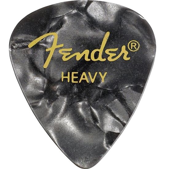 Palheta Celulóide Shape Classic 351 Heavy Black Fender