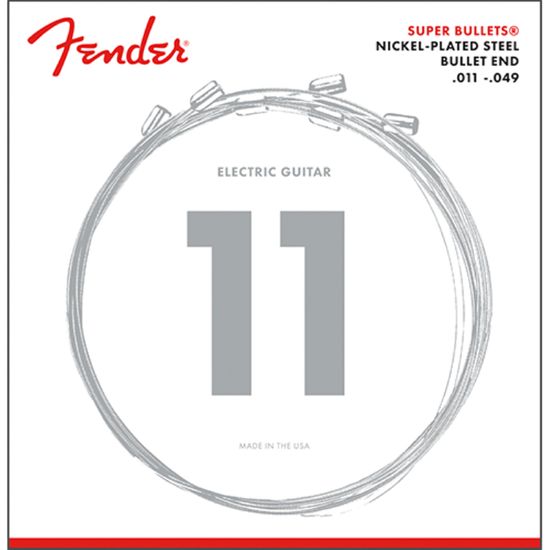 Encordoamento para Guitarra Aço .011 .049 Fender 3250M Niquelado 11 49