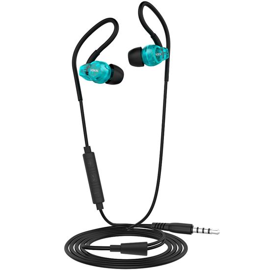 Fone De Ouvido Profissional Vokal E20 Retorno Monitor In Ear Azul