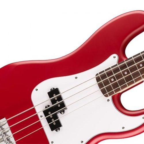 Contrabaixo Fender Squier Debut Precision Bass LRL Vermelho - serenata