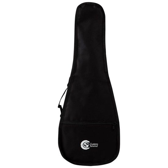 Capa Para Ukulele Soprano Custom Sound UKS BK Capa Para Ukulele Soprano Custom Sound UKS BK