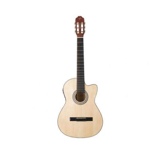 Violão Elétrico Vogga VCE301 Natural com cordas de Aço
