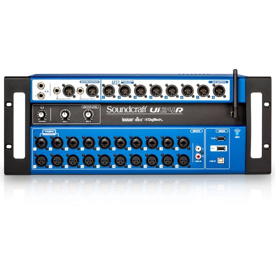 Mesa de Som Digital Soundcraft Ui-24R 24 Canais