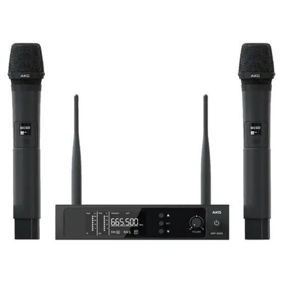 Microfone Sem Fio AKG WP300 Mão Duplo