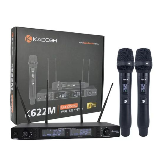 Microfone Sem Fio Kadosh K622M Microfone Sem Fio Kadosh K622M