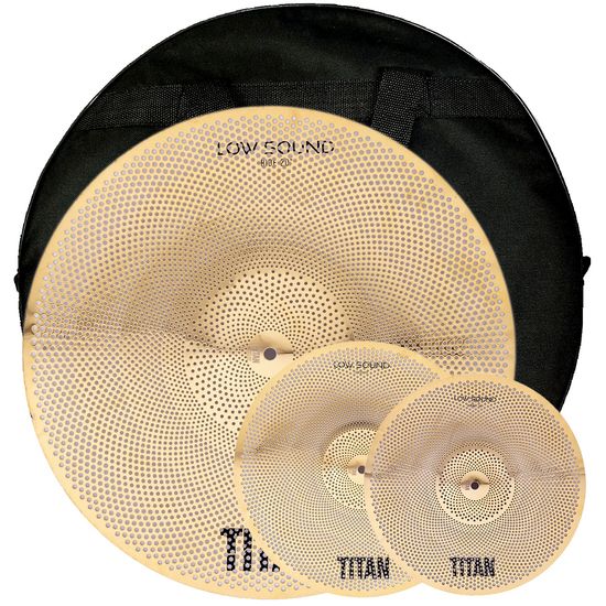 Kit de Pratos Titan Low Sound TNLK123 14' 16' 20'