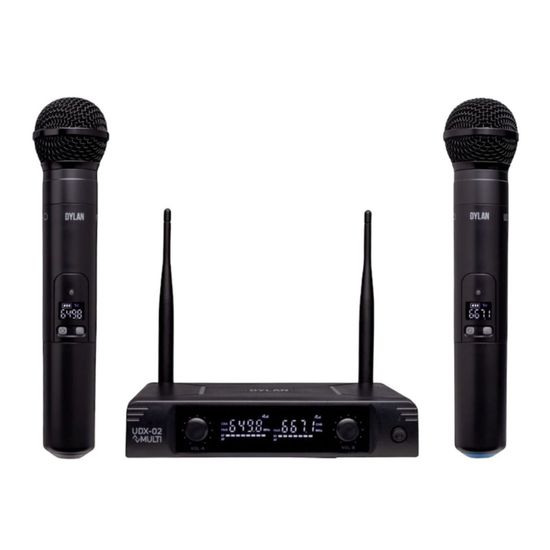 Microfone Sem Fio Dylan UDX02 MULTI