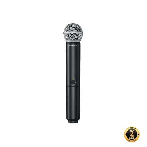 Sistema De Microfone Sem Fio Shure BLX-24BR/SM-58 M15 - serenata