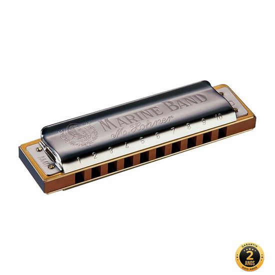 Gaita Hohner Marine Band 1896/20 G SOL Gaita Hohner Marine Band 1896/20 G SOL