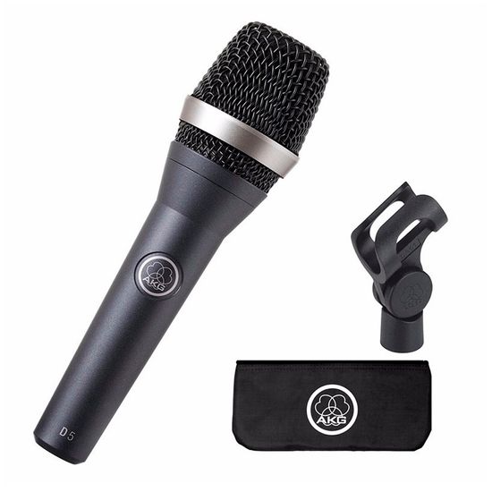 Microfone Akg D5 Supercardióide Dinâmico Profissional