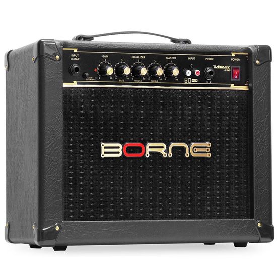Amplificador Para Guitarra Combo Borne Vorax 630 Preto