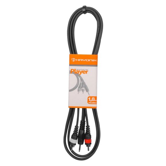 Cabo Hayonik Player Audio 1P2/RCA2 1.8m Cabo Hayonik Player Audio 1P2/RCA2 1.8m