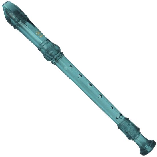 Flauta Doce Soprano Yamaha YRS20G Azul Germânica