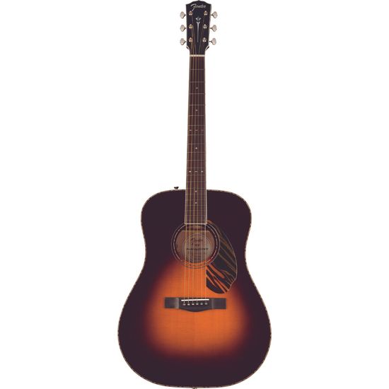 Violão Eletroacústico Dreadnought Fender Paramount PD-220E 3TVS 097-0310-303 c/ CASE