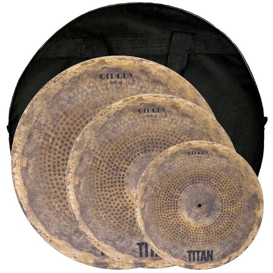 Kit de Pratos Titan Old Guy TNOK340 14' 16' 20' Kit de Pratos Titan Old Guy TNOK340 14' 16' 20'