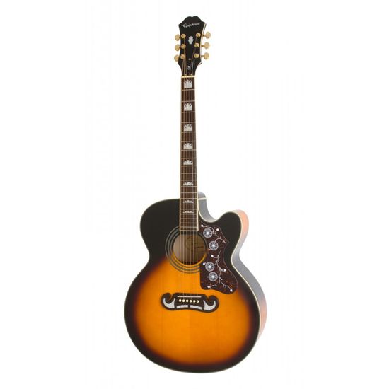 Violão Epiphone EJ-200 SCE Vintage Sunburst