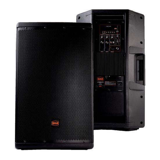 Caixa de Som Ativa SXA Arena SLA15 135W Bivolt com Bluetooth