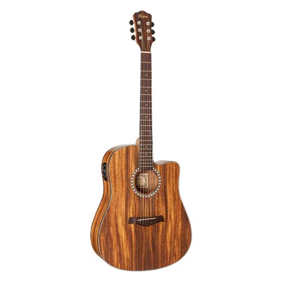 Violão Eletroacústico Aço Dreadnought Hofma HMF280 STNT Natural